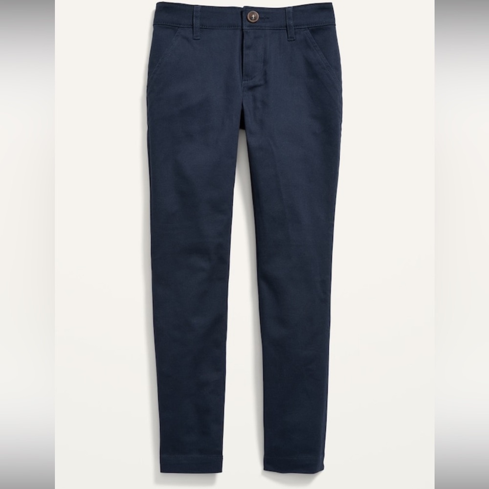 NWT | Girls Skinny Stretch Navy BLUE School Uniform Pants | Size 10 & Size 12